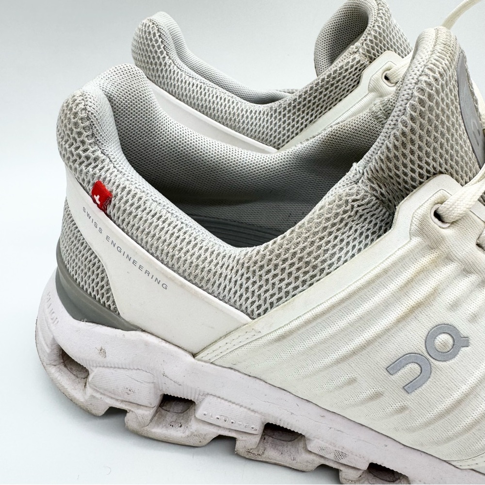 ON Womens Cloudswift Running Comfort Sneaker In Glacier White/Grey Size 9 Active - Picture 3 of 11